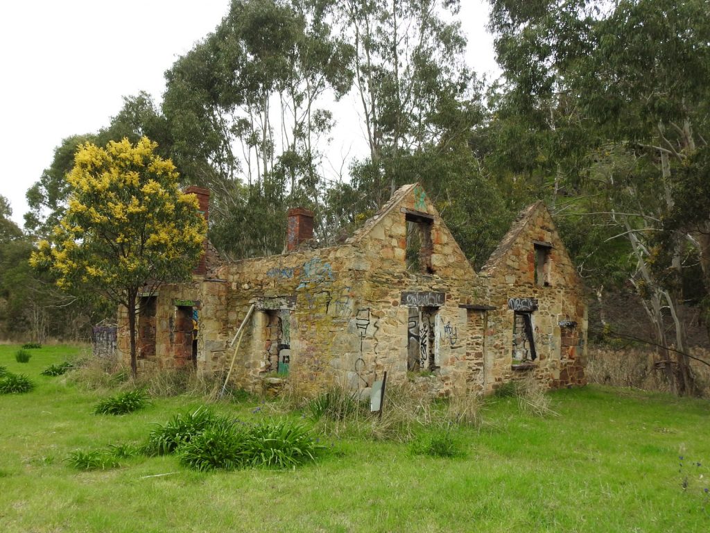 Mackereth Cottage, SA Heritage listed, South Australian Heritage Listed, ruins in the Adelaide Hills